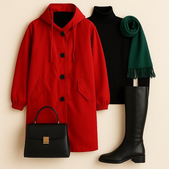 ☔️ Classic Chic Rain Jacket — Vintage Paris Design - Picture 3 of 14